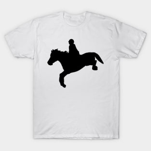 Pony showjumping silhouette T-Shirt